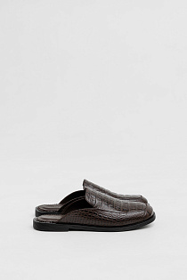 Mule classic croc choco
