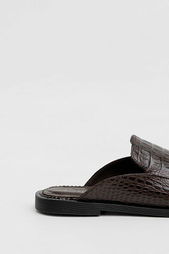 Mule classic croc choco